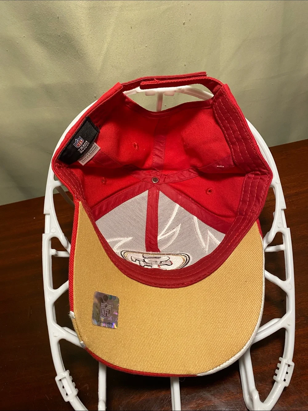 Vintage San Francisco 49ers Shark Tooth Team Reebok Embroidered Football Hat O/S